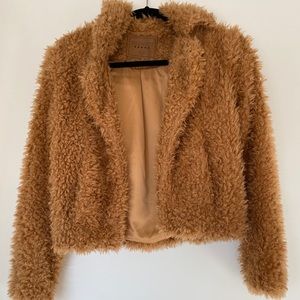 Faux fur jacket